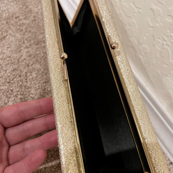 Vintage sparkle gold/silver clutch purse - Picture 5 of 6